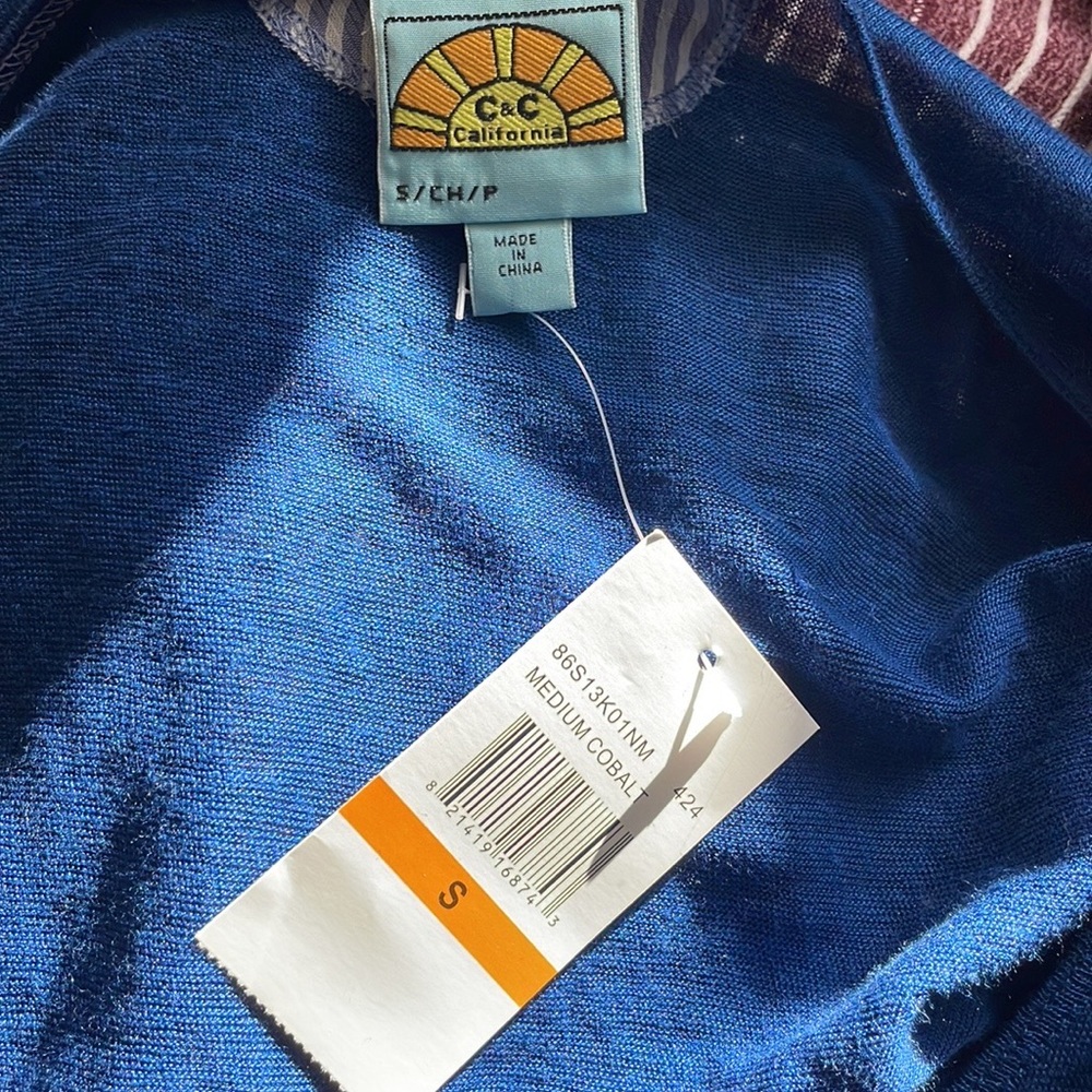NWT C&C California linen t-shirt - Picture 5 of 5